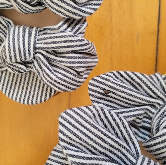 Kate Spade Blue Striped Women's Platform Sandals - Picture 3 of 7